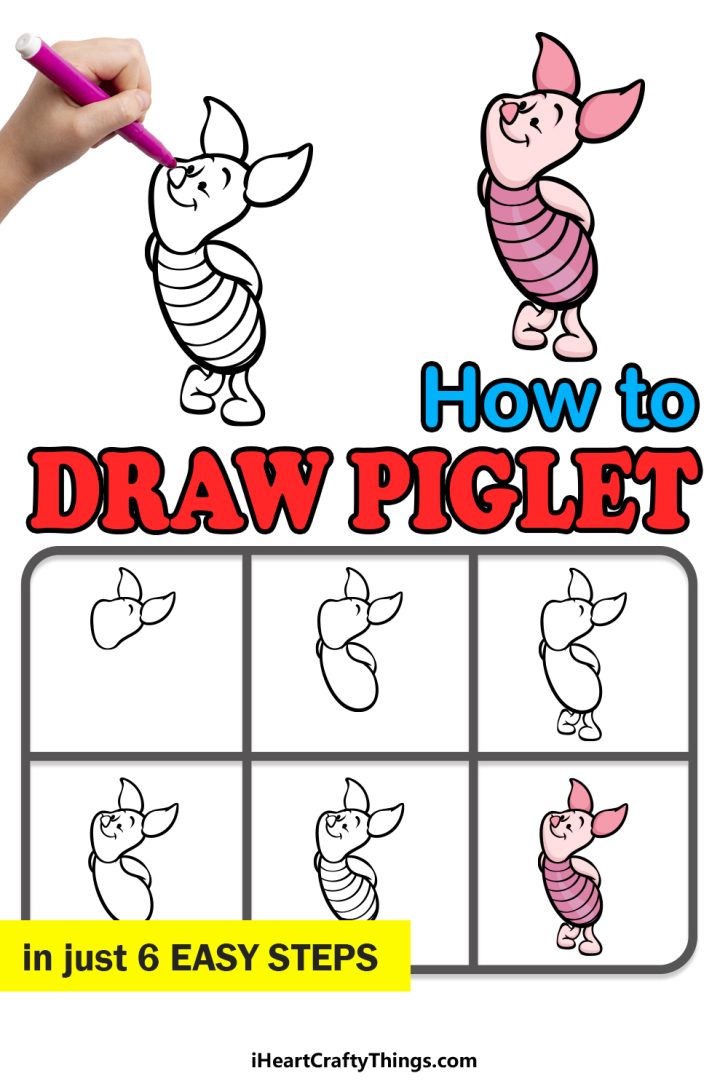 Piglet Drawing How To Draw Piglet Step By Step