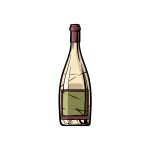 how to draw a wine bottle image