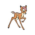 how to draw Bambi image