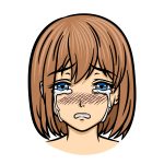 how to draw a sad anime image