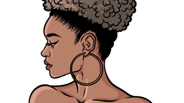 how to draw a Woman’s Side Profile image
