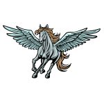 how to draw Pegasus image