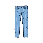how to draw pants image