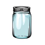 how to draw a mason jar image