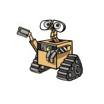 how to draw Wall-E image