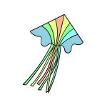 how to draw a kite image
