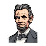how to draw Abraham Lincoln image