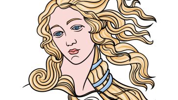 how to draw Aphrodite image