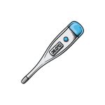 how to draw a thermometer image