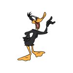 how to draw Daffy Duck image