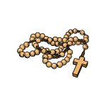 how to draw a rosary image