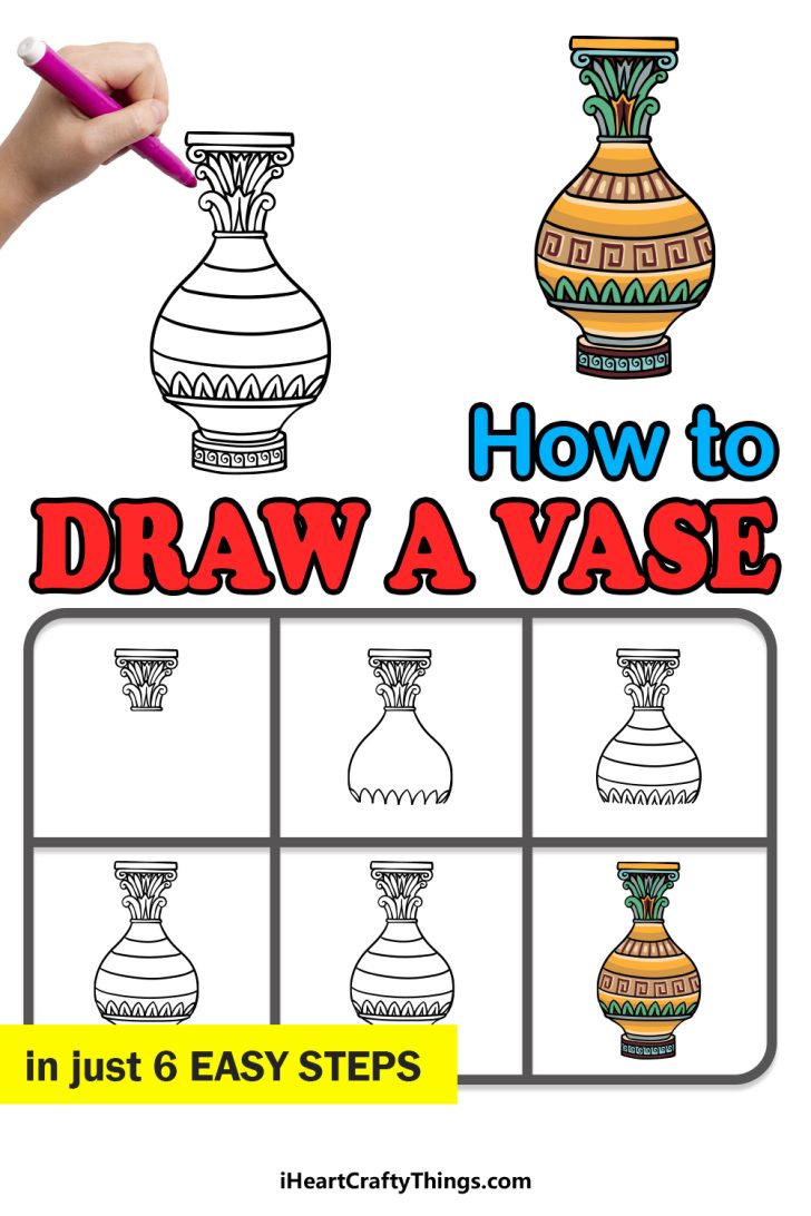 Vase Drawing - How To Draw A Vase Step By Step