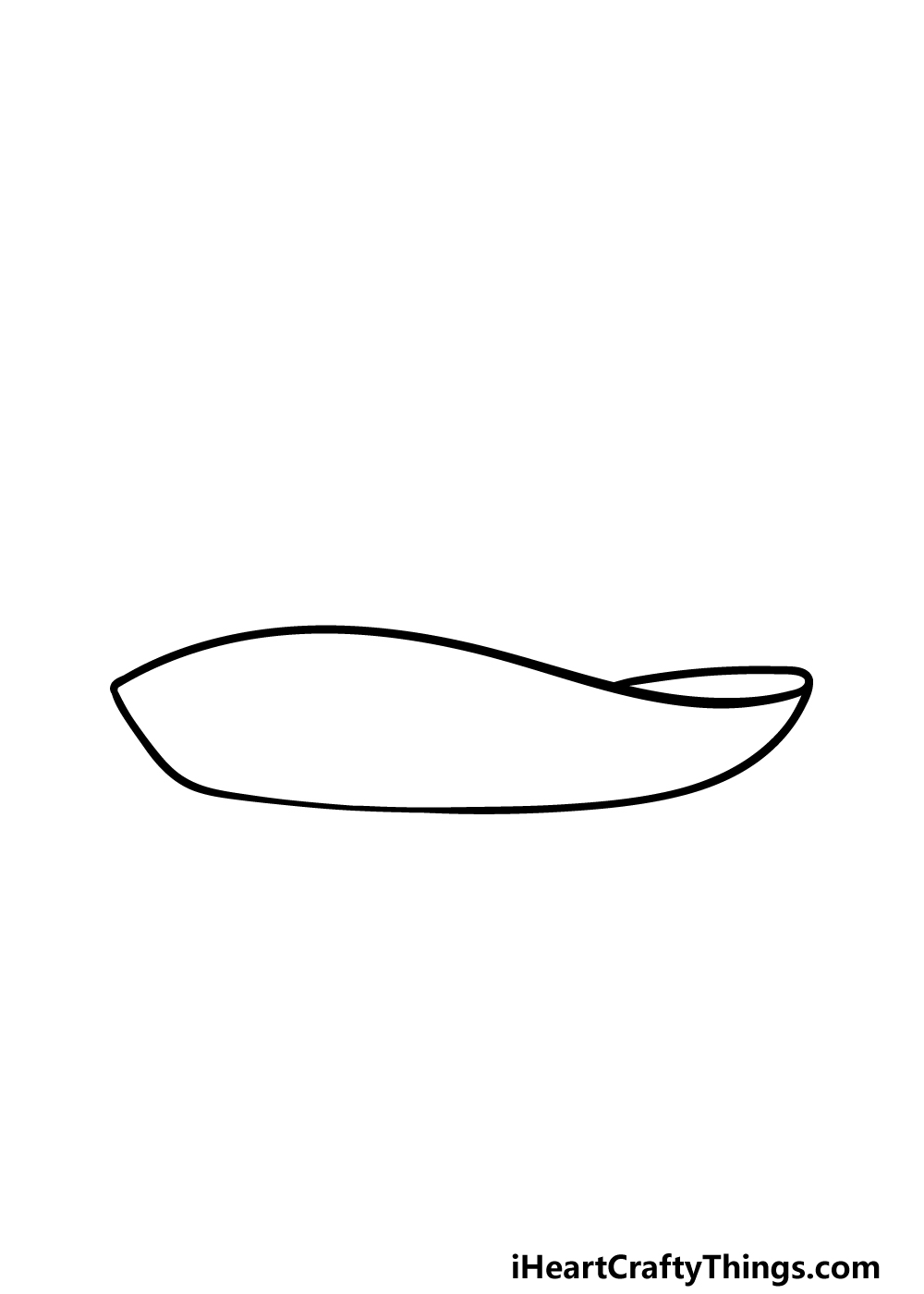 how to draw a Sombrero step 1