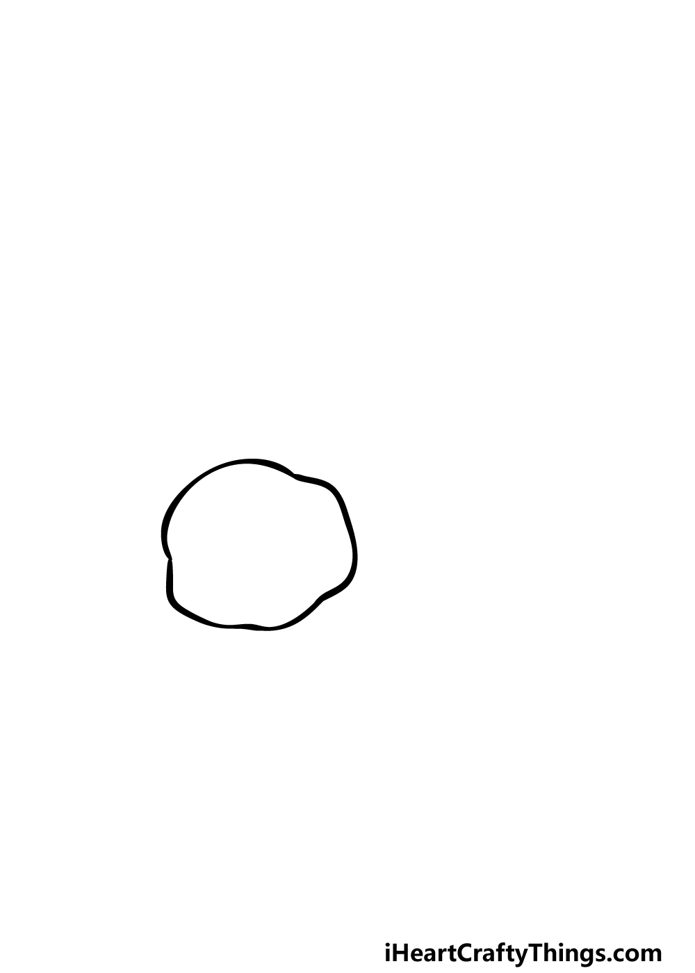 how to draw a Meteor step 1