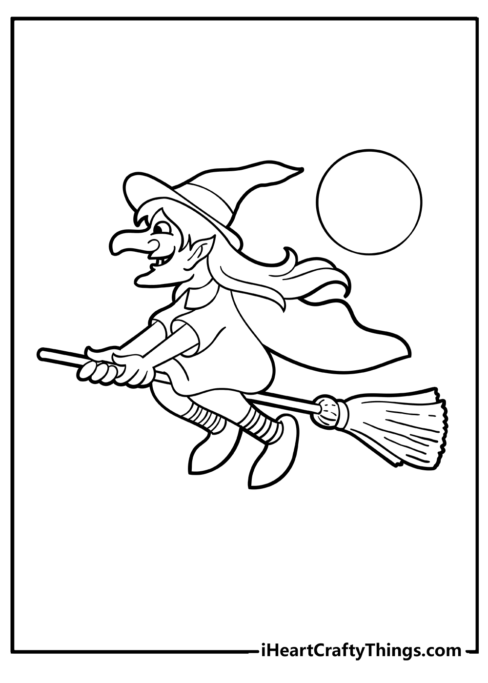 coloring pages of witches