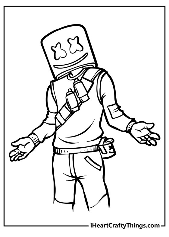 All New Fortnite Coloring Pages 2024 (100% Free Printables)