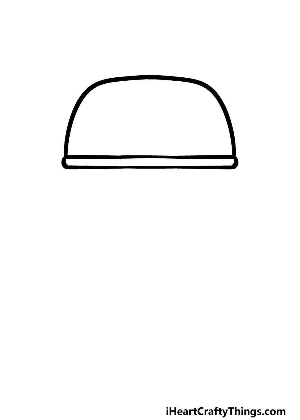 how to draw a Stormtrooper Helmet step 1