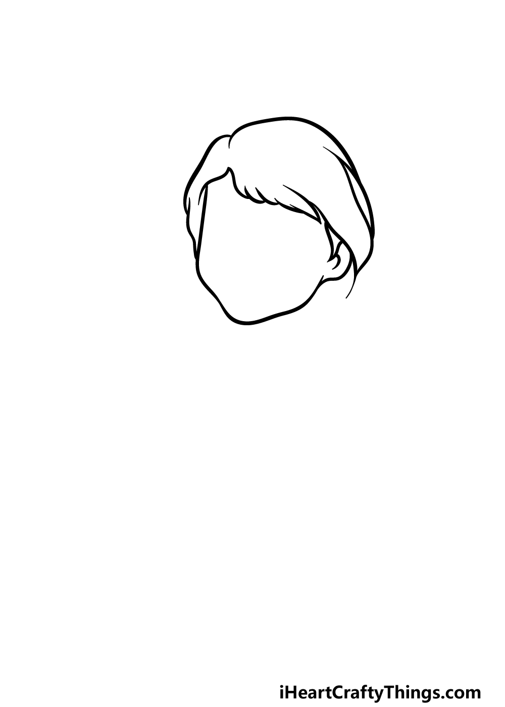 how to draw Anna step 1