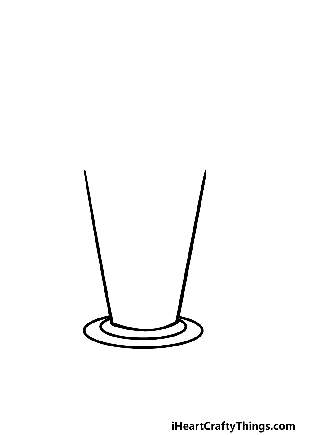 how to draw a Milkshake step 1