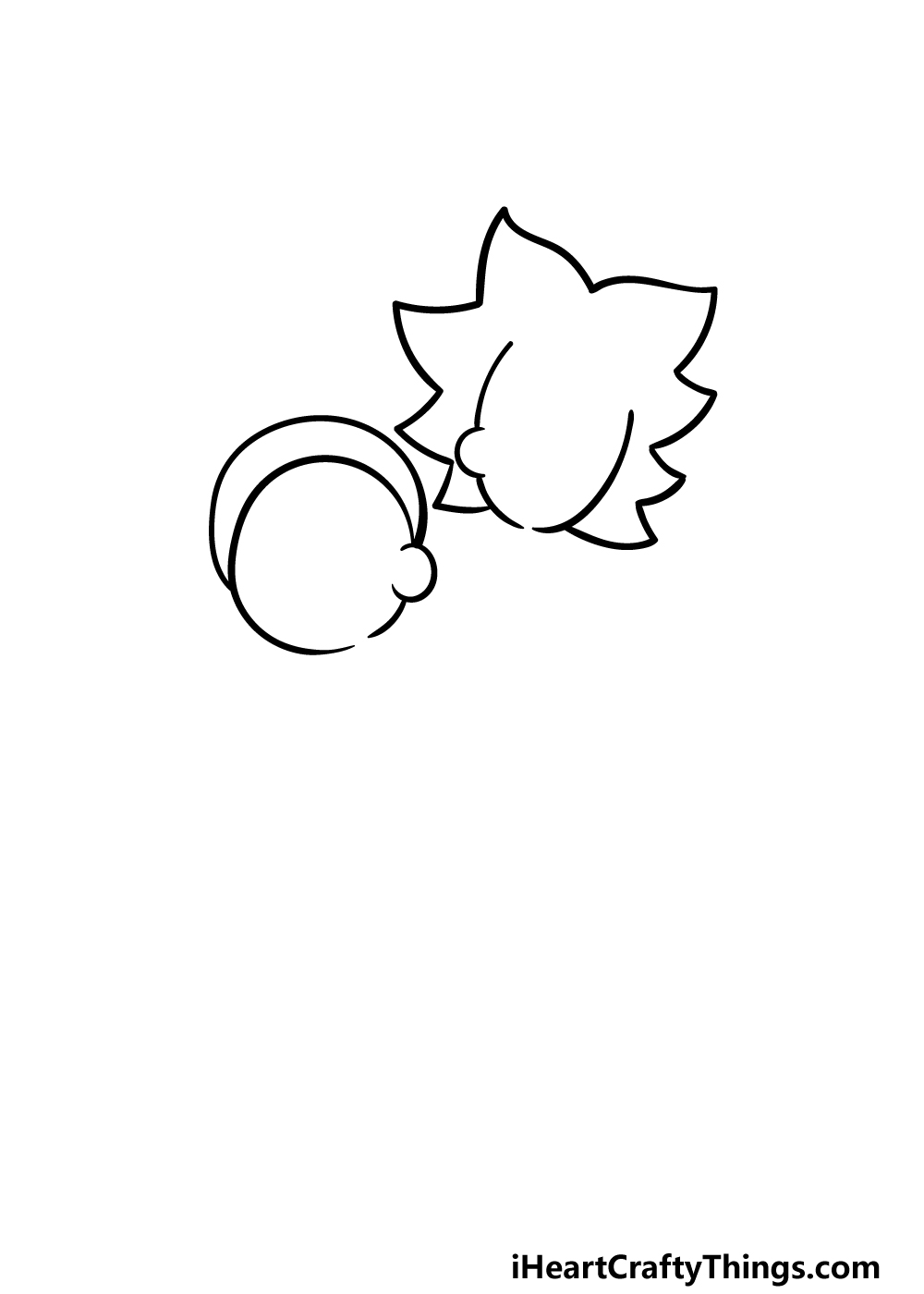 how to draw Rick and Morty step 1