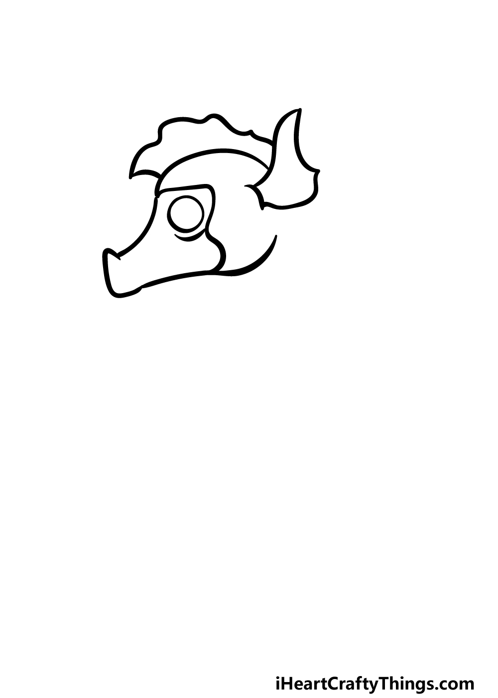 how to draw a Seahorse step 1