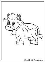 35 Cow Coloring Pages (100% Free Printables)