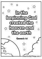 Bible Verse Coloring Pages (100% Free Printables)