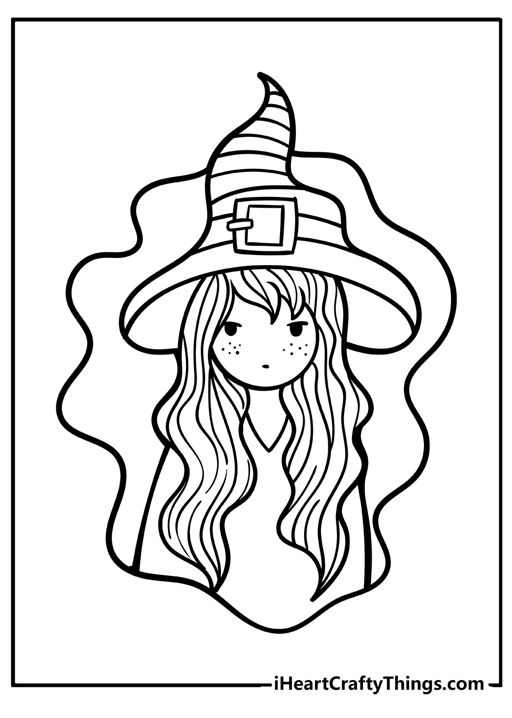 really scary witches coloring pages