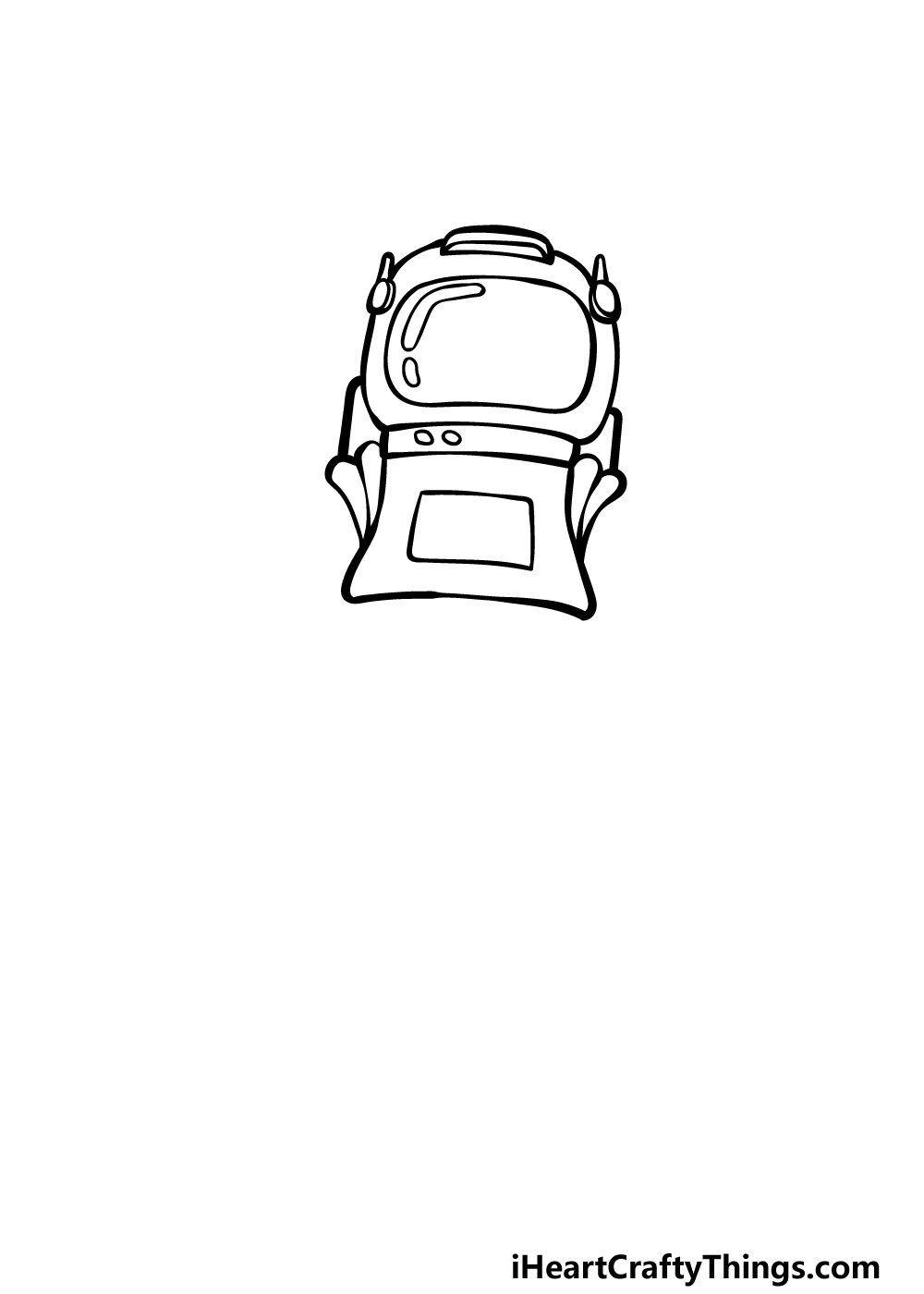 how to draw an Astronaut step 2