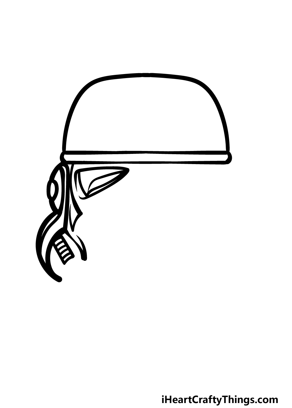 how to draw a Stormtrooper Helmet step 2