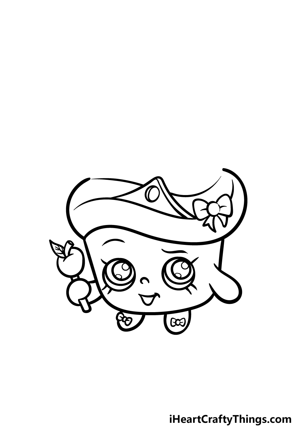 how to draw Shopkins step 2
