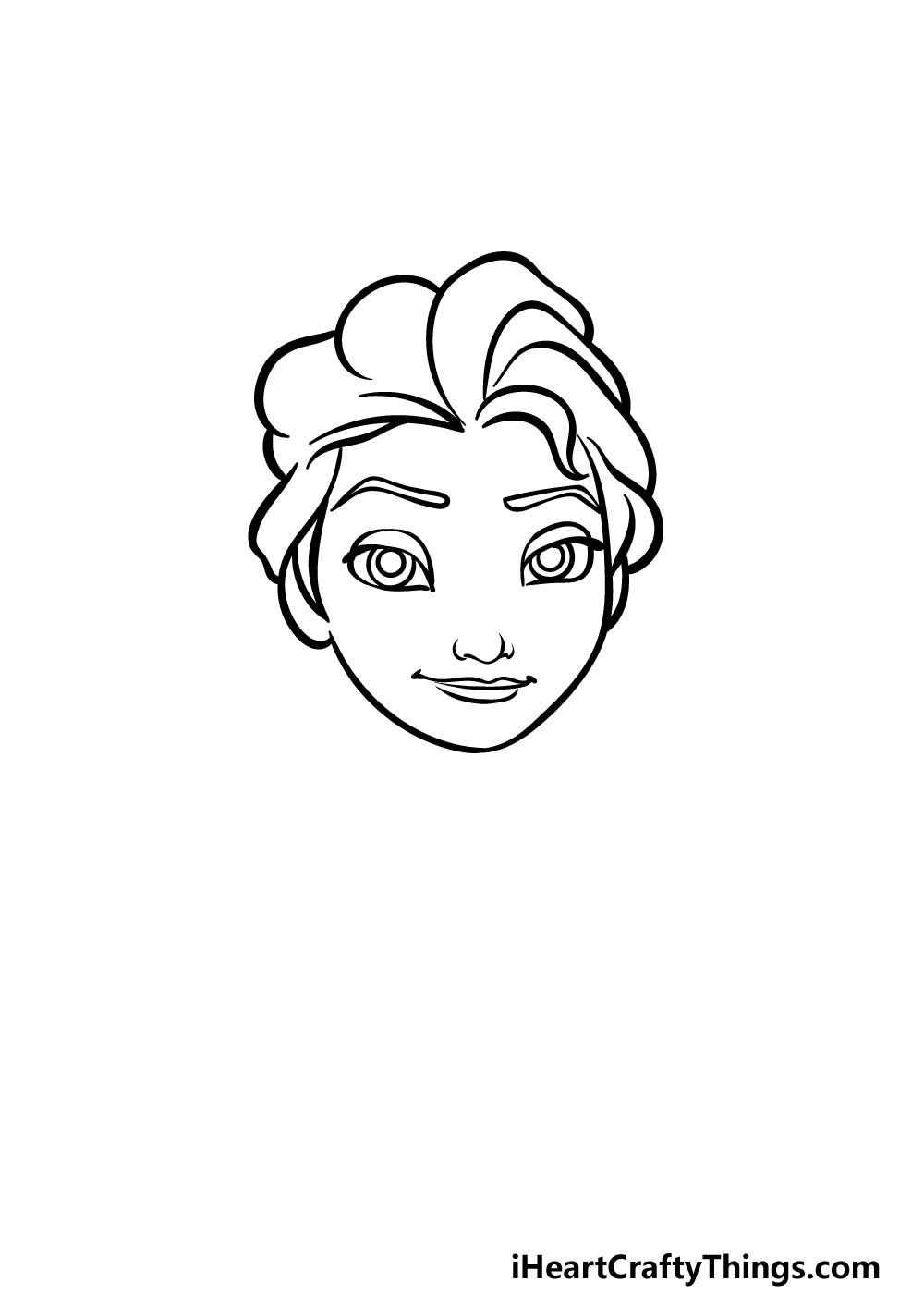 How to Draw Elsa (Full Body) from Frozen