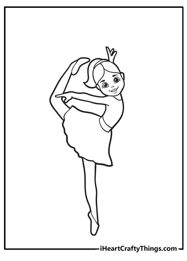 Ballerina Coloring Pages (100% Free Printables)