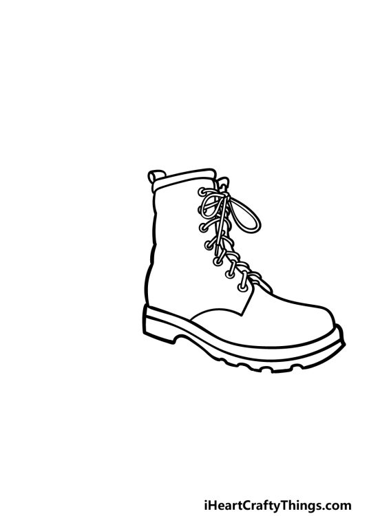 Boots Drawing - How To Draw Boots Step By Step