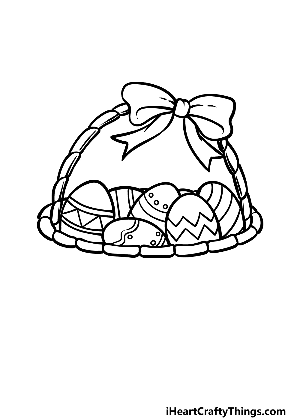 how to draw Easter step 3
