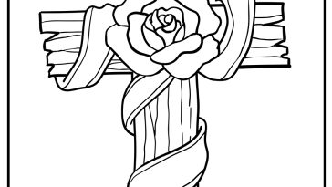 Cross Coloring Pages free printables