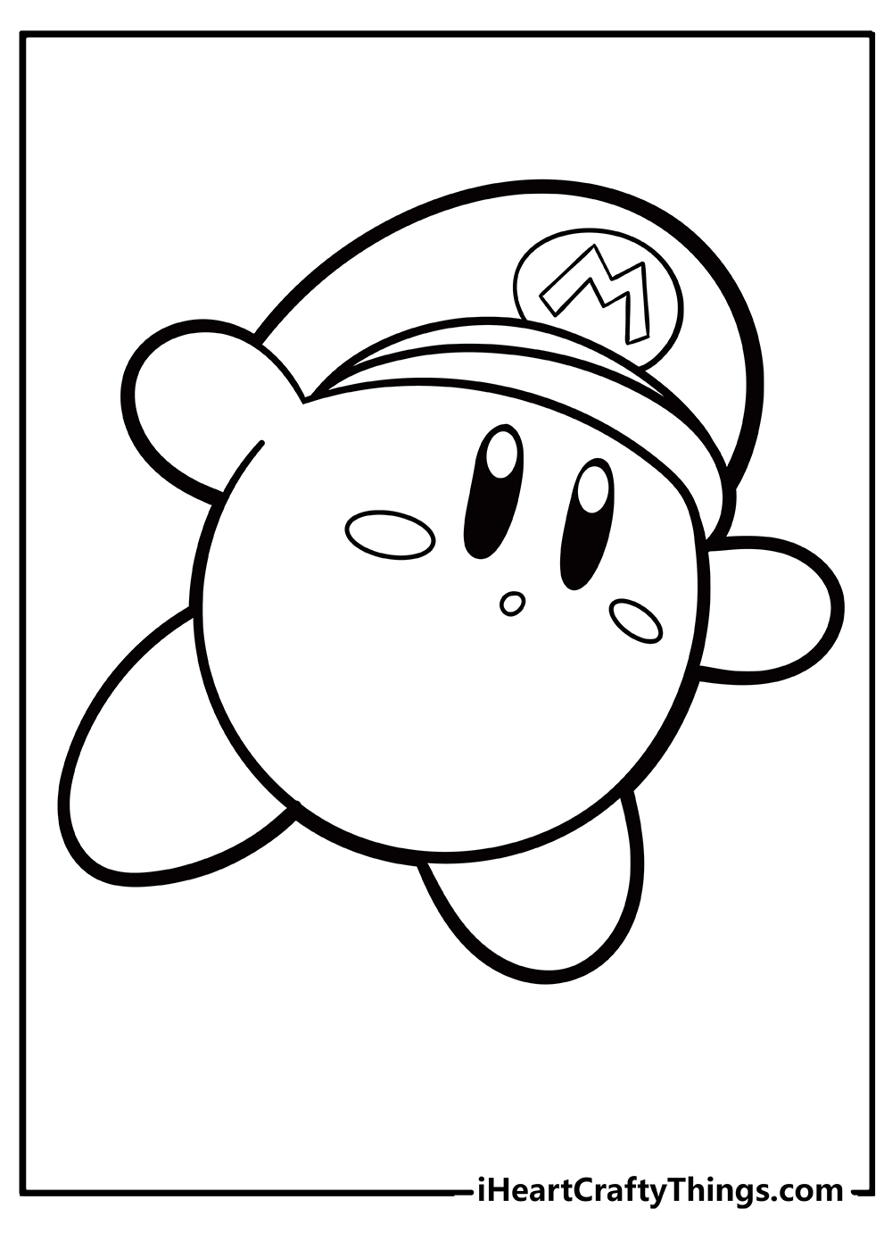Kirby Coloring Pages free pdf download