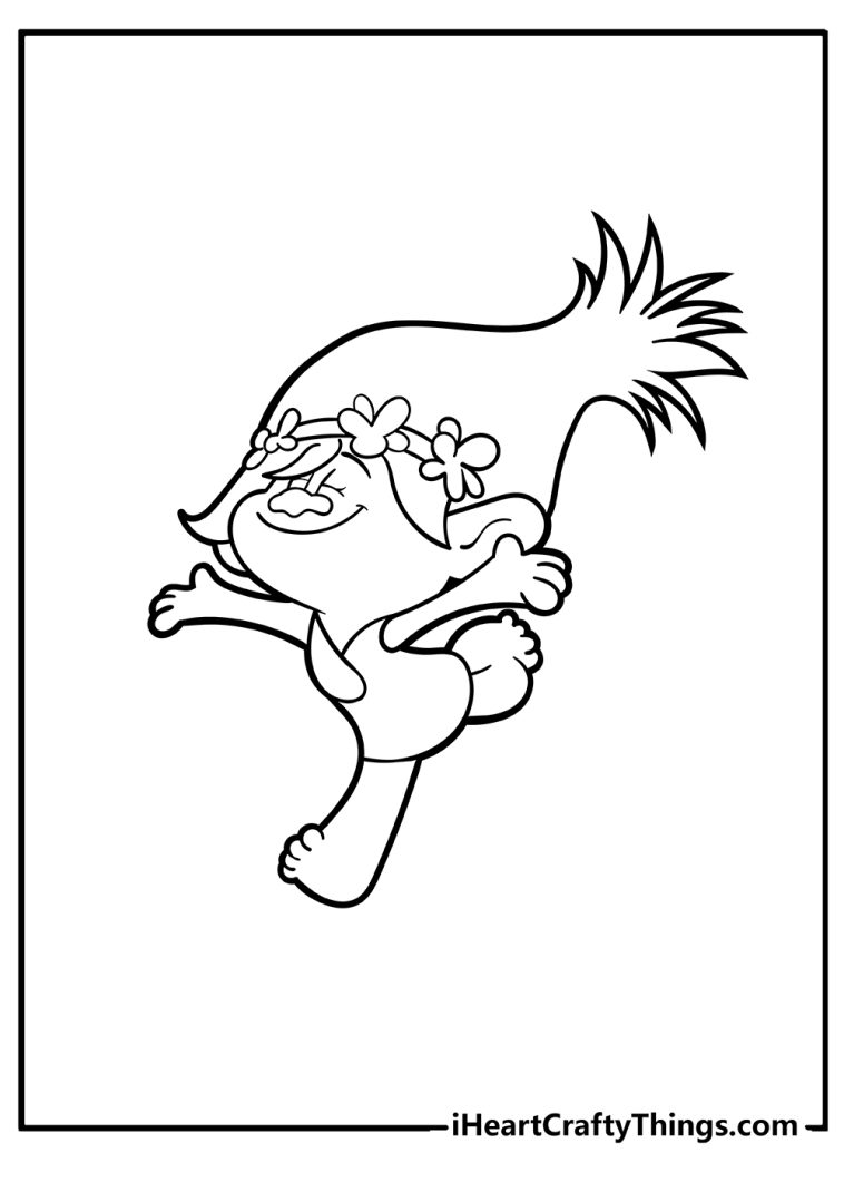 35 Troll Coloring Pages (100% Free Printables)