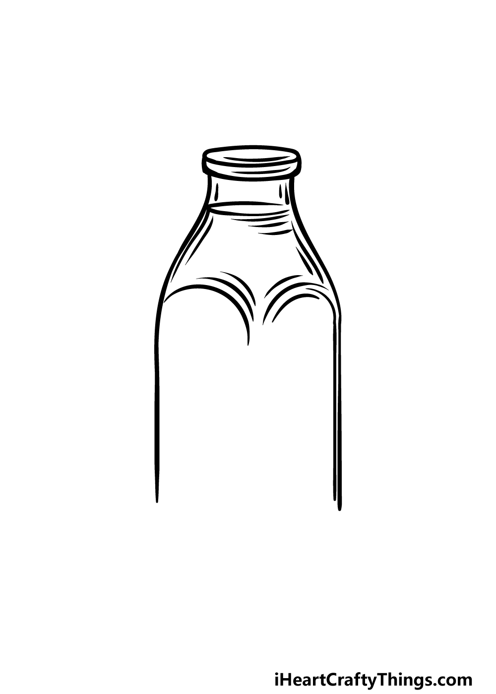 how to draw milk step 3