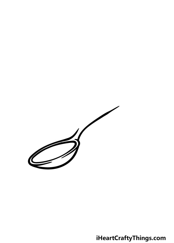 Spoon Drawing How To Draw A Spoon Step By Step
