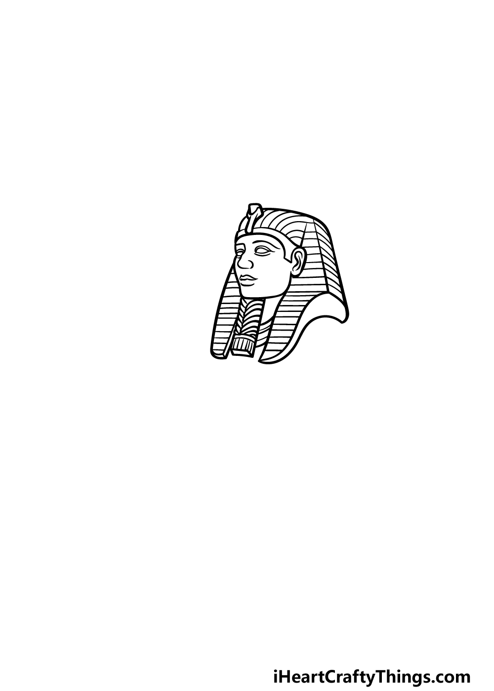 how to draw The Sphinx step 3
