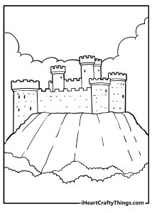 Castle Coloring Pages (100% Free Printables)