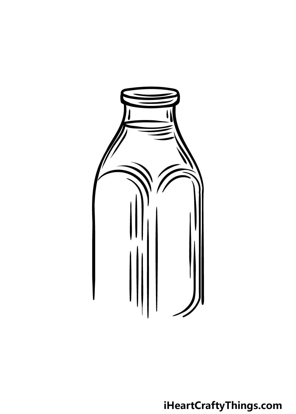 how to draw milk step 4