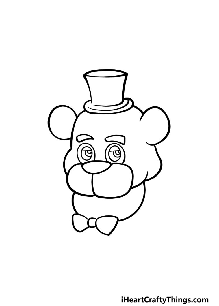 Freddy Fazbear Drawing - How To Draw Freddy Fazbear Step By Step