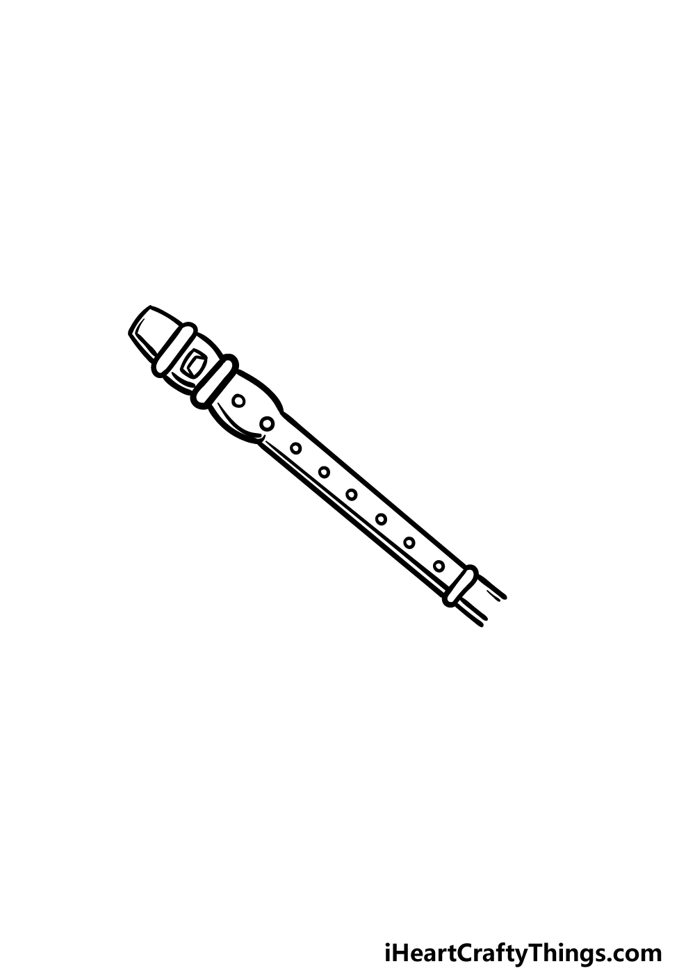 flute coloring pages