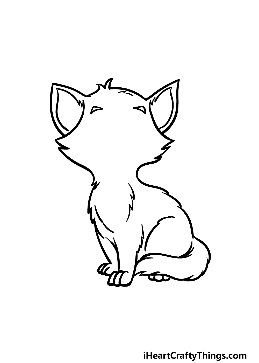how to draw a Cartoon Cat step 4