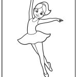 Ballerina Coloring Pages free printable