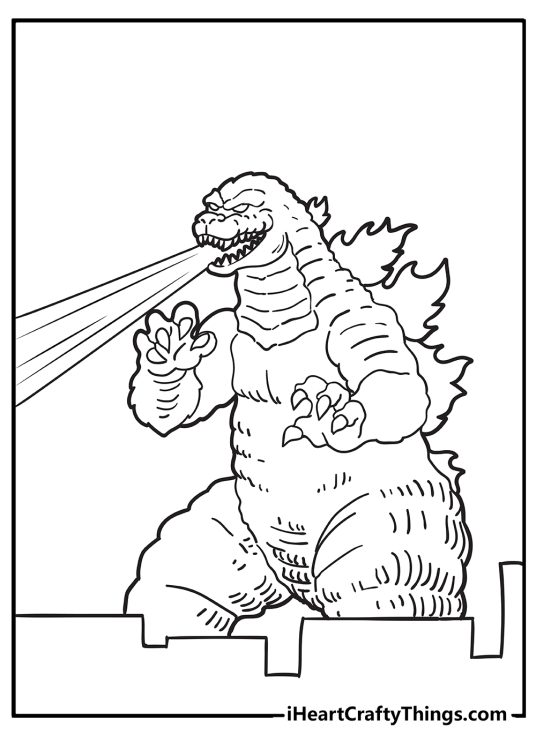 Godzilla Coloring Pages