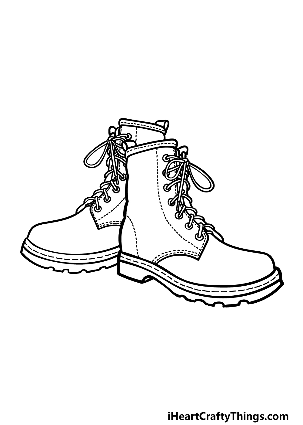 how to draw Boots step 5