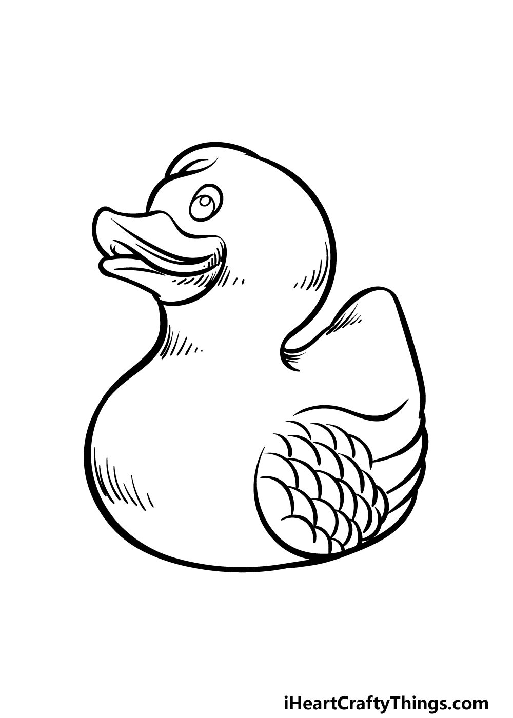 how to draw a Rubber Duck step 5